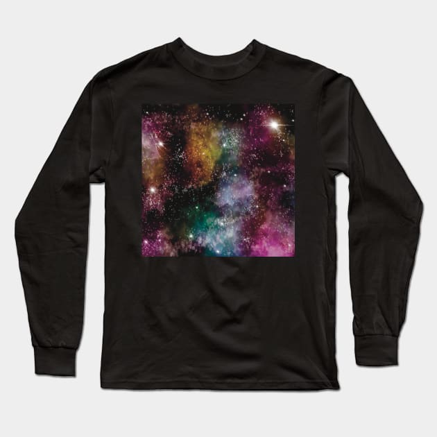 Galaxies Long Sleeve T-Shirt by Xatutik-Art